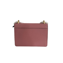 Load image into Gallery viewer, Prada Chain Flap Bag Saffiano Leather Small - Pink