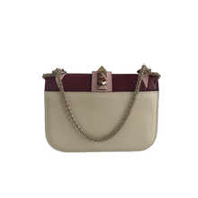 Load image into Gallery viewer, Valentino Vitello Small Colorblock Glam Lock Rockstud Flap Multicolor