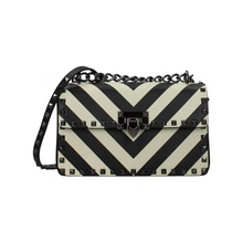 Load image into Gallery viewer, Valentino Garavani Crossbody Bag Leather in Black and Beige