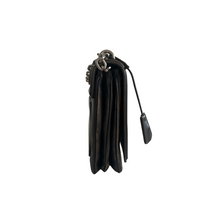 Load image into Gallery viewer, Prada Distressed Black Lock Flap Chain Shoulder Bag