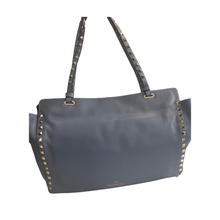 Load image into Gallery viewer, Valentino Vitello Medium Rockstud Tote Light Blue