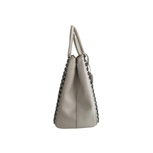 Load image into Gallery viewer, Prada Saffiano Lux Studded Crystal Medium Galleria Double Zip Tote