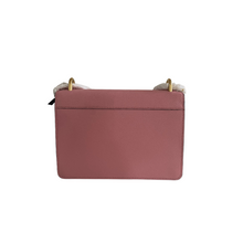 Load image into Gallery viewer, Prada Chain Flap Bag Saffiano Leather Small - Pink
