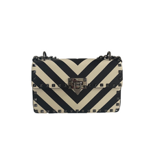 Load image into Gallery viewer, Valentino Garavani Crossbody Bag Leather in Black and Beige
